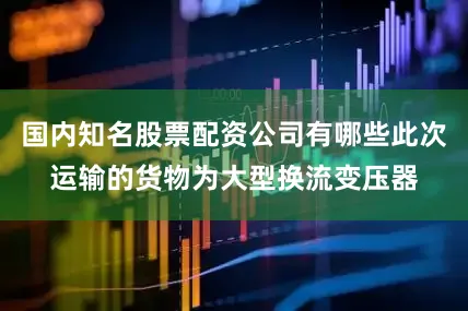 国内知名股票配资公司有哪些此次运输的货物为大型换流变压器