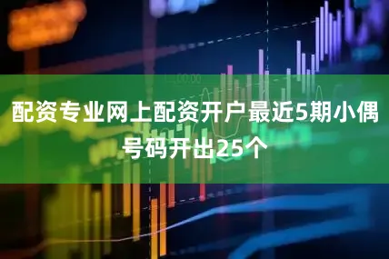 配资专业网上配资开户最近5期小偶号码开出25个